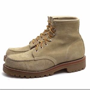 RARE Chippewa Mason Men's Mountaineer Hiking Boots Suede Vibram USA : 6.5/8.5